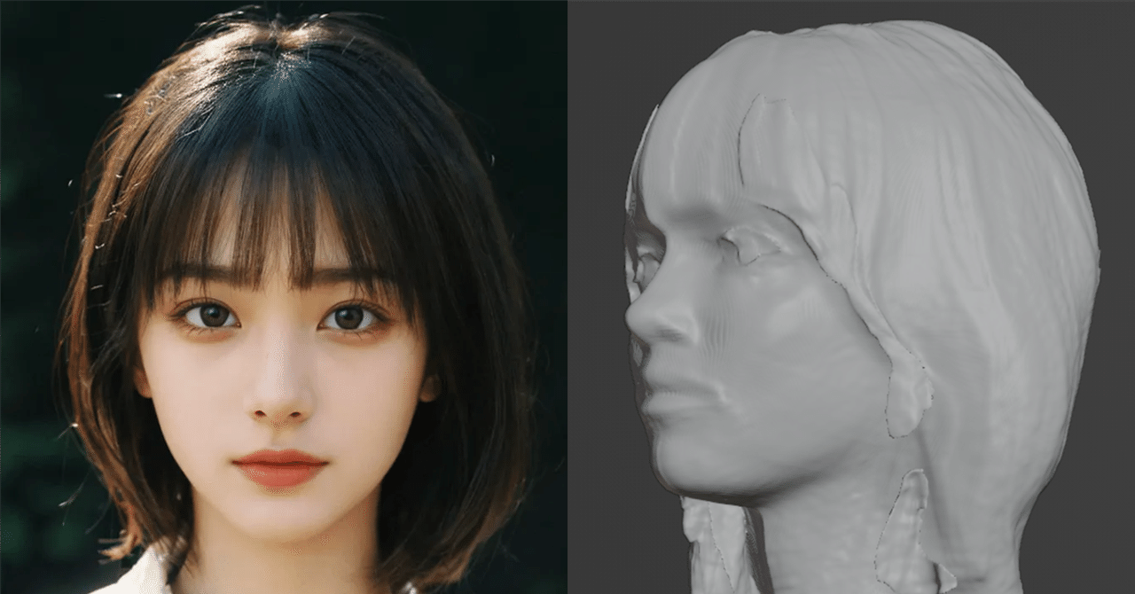 3D　顔 女性顔３DCGモデリング - ランサーズ